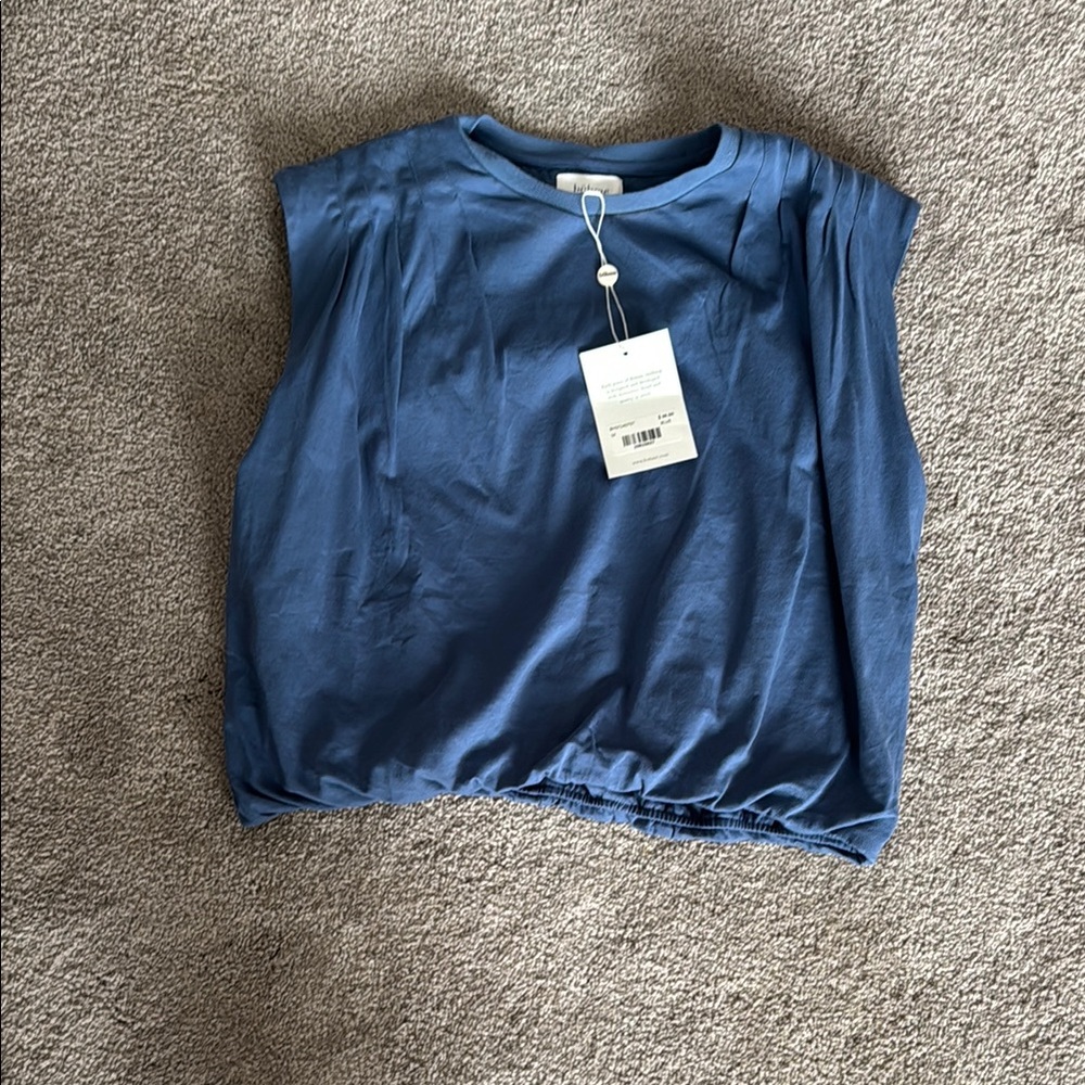 Bohme Blue Sleeveless Top